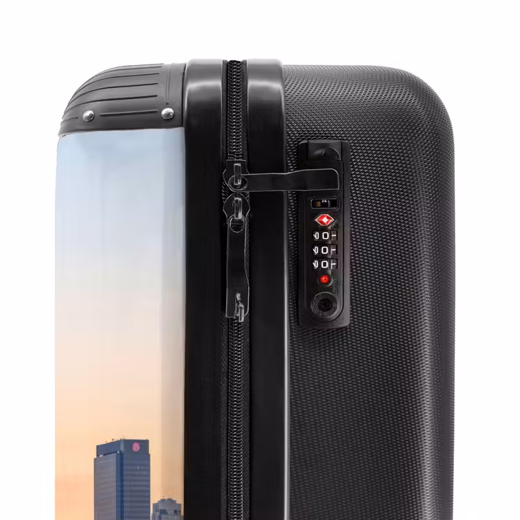 Suitcase - Statue of Liberty - New York - Sunrise - City - Architecture — 6
