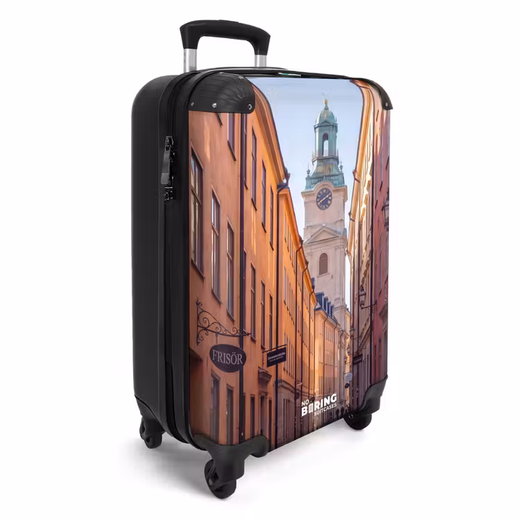 Suitcase - Street - Bell Tower - City - Architecture - Historical — 2