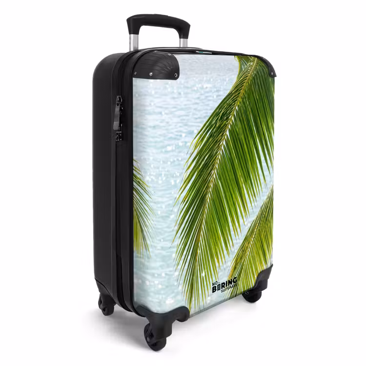Suitcase - Tree - Leaves - Water - Tropical - Green — 2