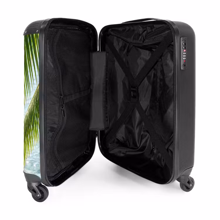 Suitcase - Tree - Leaves - Water - Tropical - Green — 5