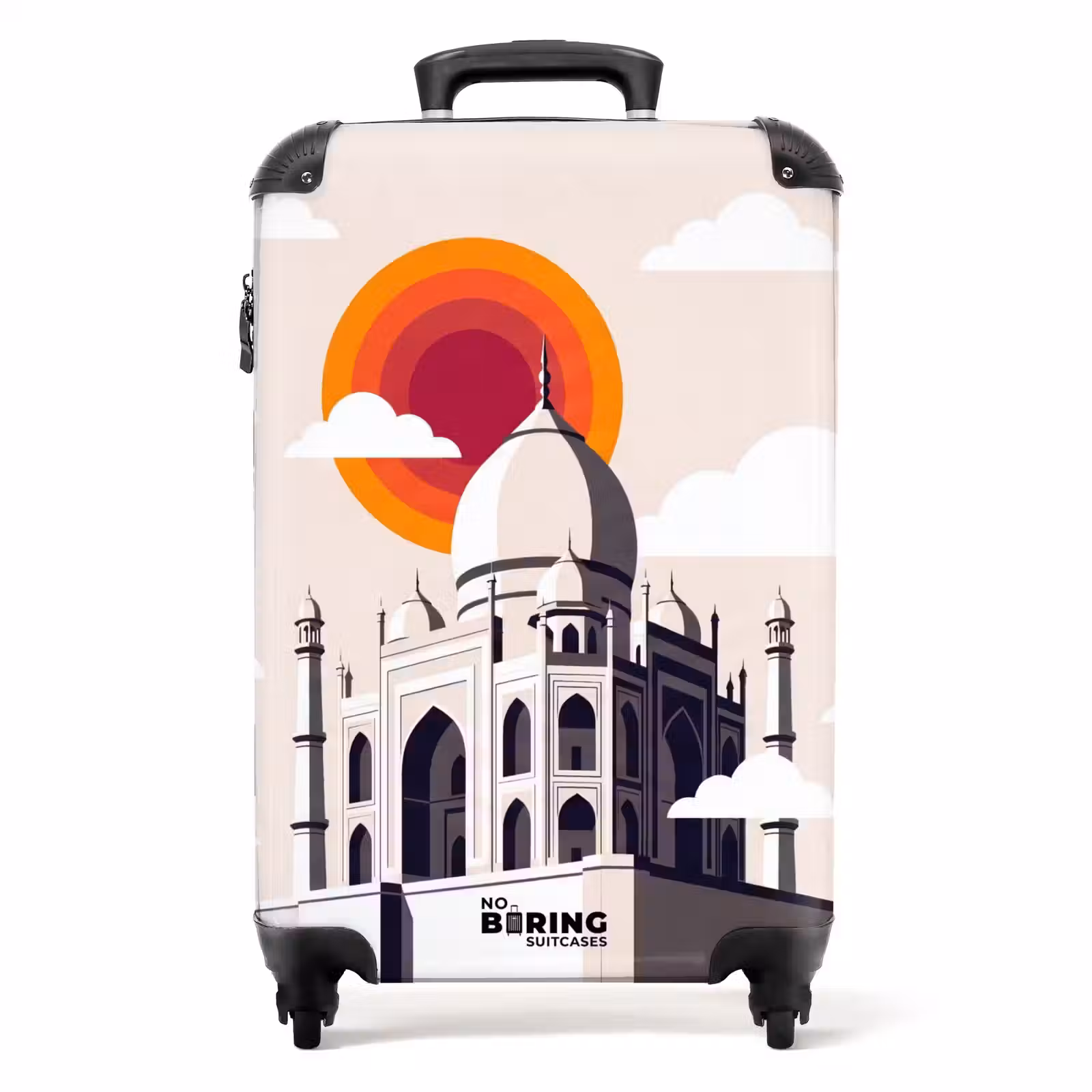 Suitcase - Taj Mahal - Sun - Dome - Architecture - India - Graphic — 1