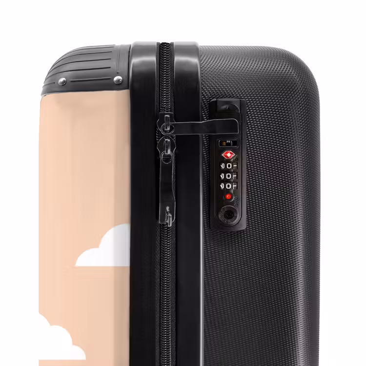 Suitcase - City - Building - Architecture - Retro - Orange — 6