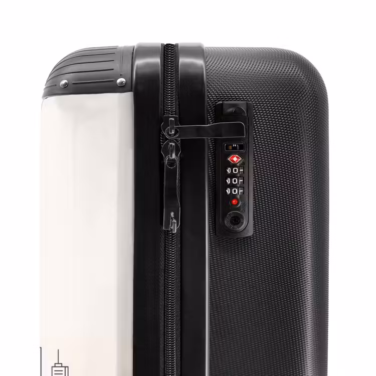Suitcase - City - Skyline - Architecture - Minimalist - Blue — 6