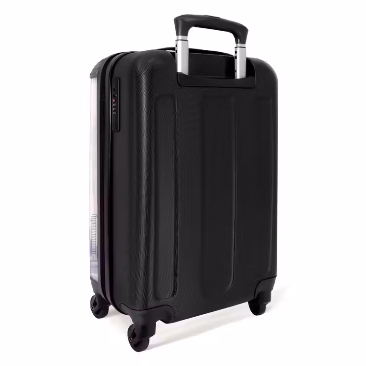 Suitcase - City - Skyline - Water - Line Drawing - Blue — 4