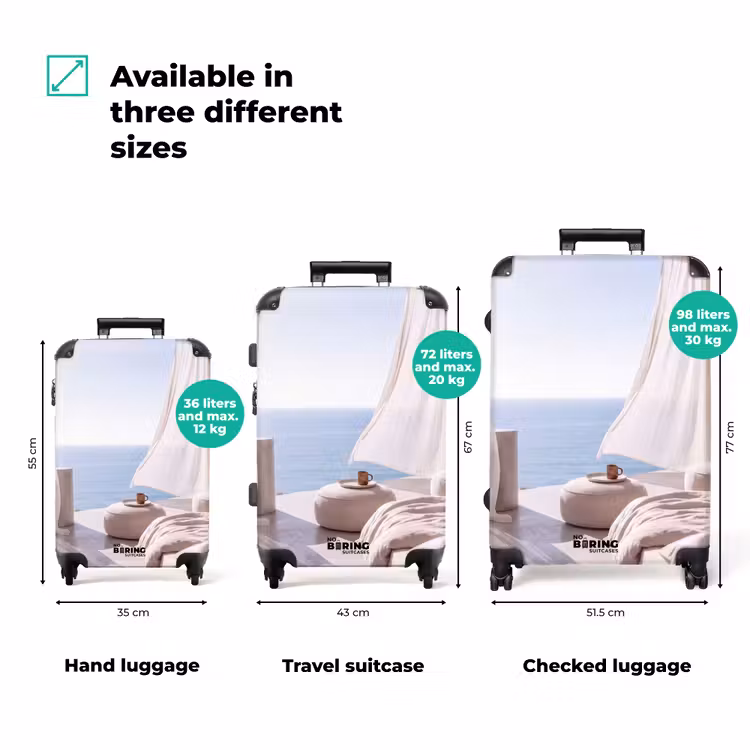 Suitcase - Interior - Ocean View - Modern - Serene - Beige — 1