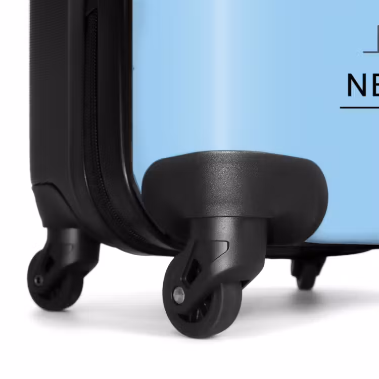 Suitcase - Landmark - Statue of Liberty - New York - Minimalist - Blue — 7