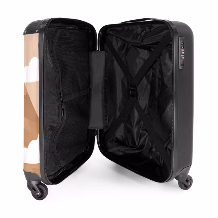 Suitcase - Pyramid - Sun - Desert - Modern - Orange — 5