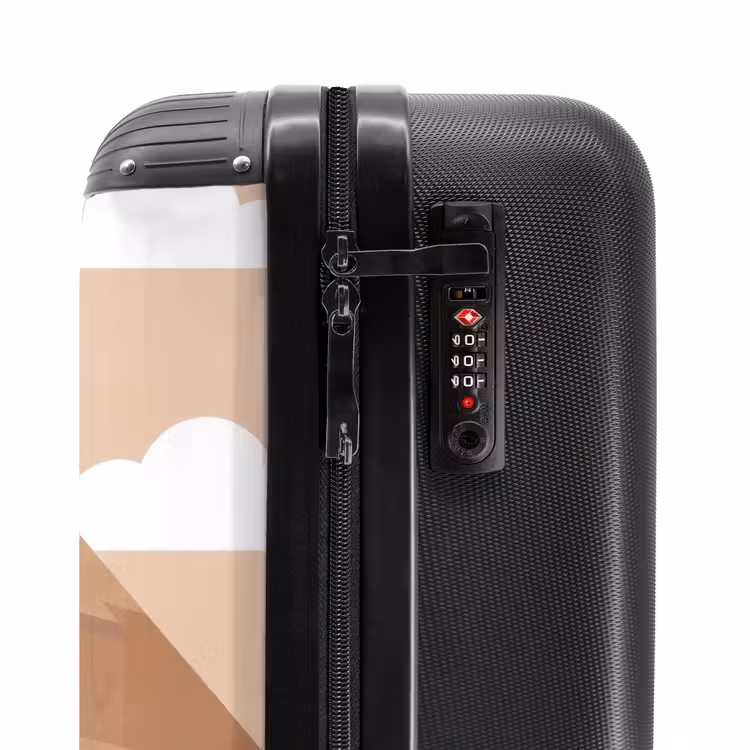 Suitcase - Pyramid - Sun - Desert - Modern - Orange — 6
