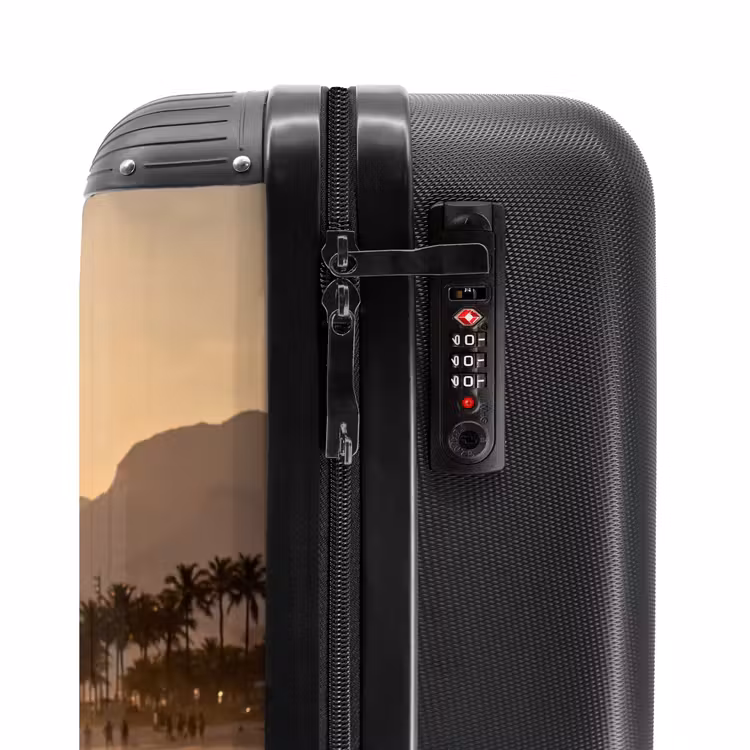 Suitcase - Sea - Waves - Sunset - Coast - Gold — 6