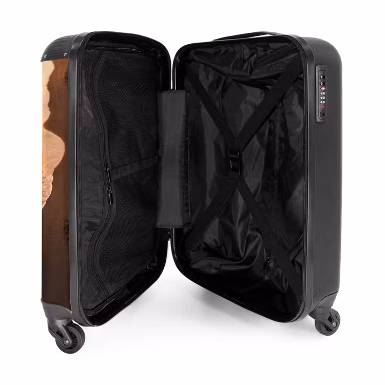 Suitcase - Surfer - Beach - Sunset - Ocean - Gold — 5