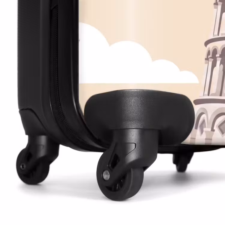 Suitcase - Tower - Pisa - Architecture - Minimalist - Beige — 7