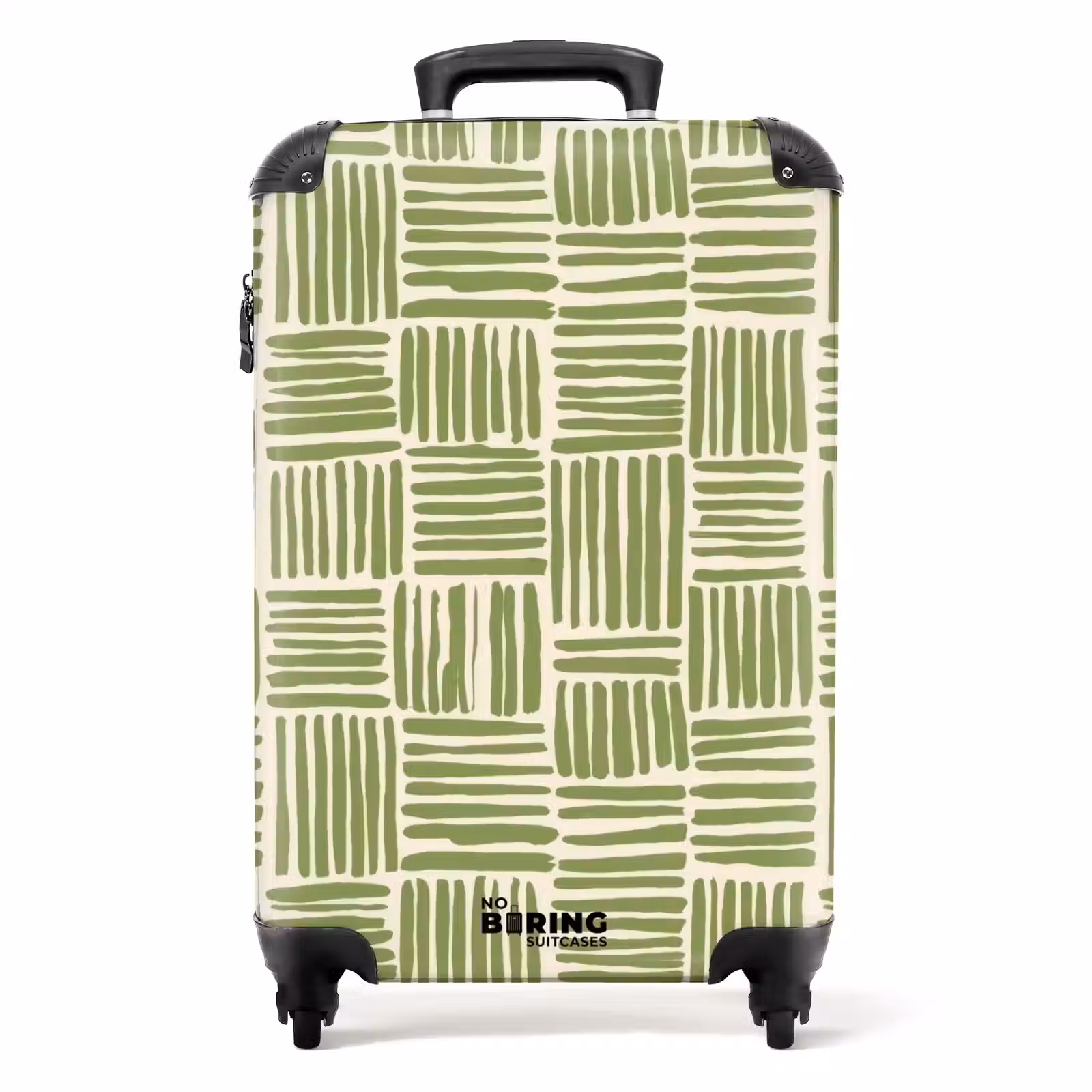 Suitcase - Salvia Green - Blocks - Hand-drawn - Pattern — 1