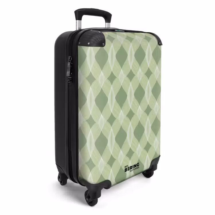 Suitcase - Foliage - Geometric - Organic - Latticework - Pattern — 2