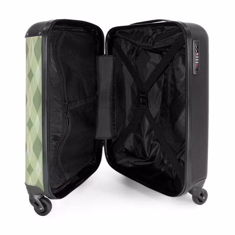Suitcase - Foliage - Geometric - Organic - Latticework - Pattern — 5