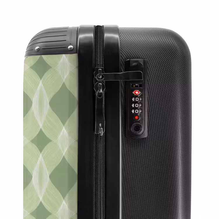 Suitcase - Foliage - Geometric - Organic - Latticework - Pattern — 6