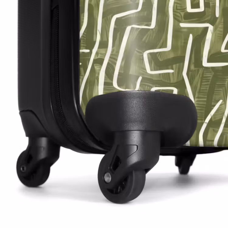 Suitcase - Green - Abstract - Brushstrokes - Pattern — 7