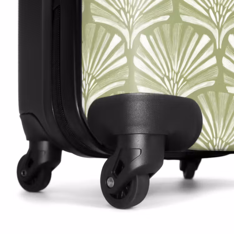 Suitcase - Salvia - Ginkgo Biloba - Fan - Pattern — 7