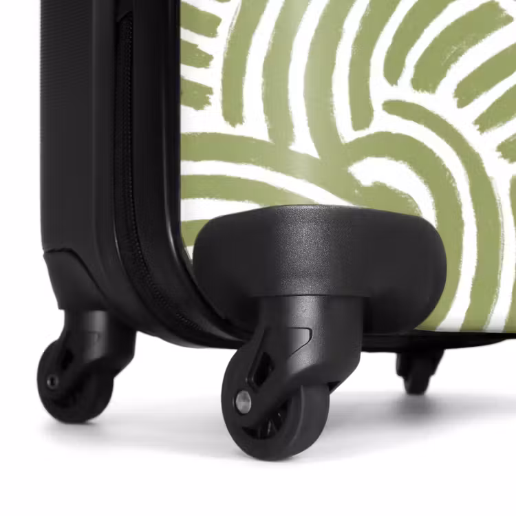 Suitcase - Salvia Green - Abstract - Arches - Hand-drawn - Pattern — 7