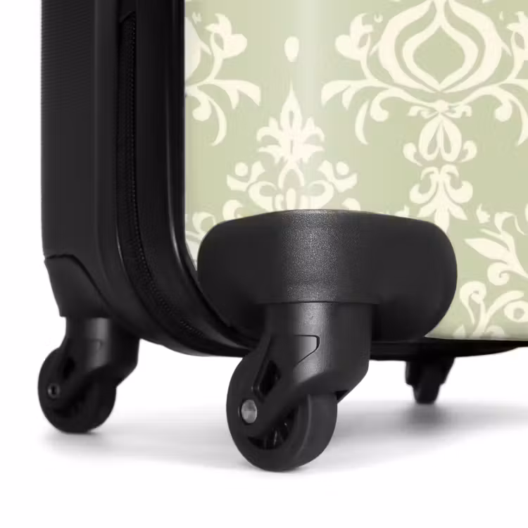 Suitcase - Salvia Green - Baroque - Damask - Ornament - Pattern — 7