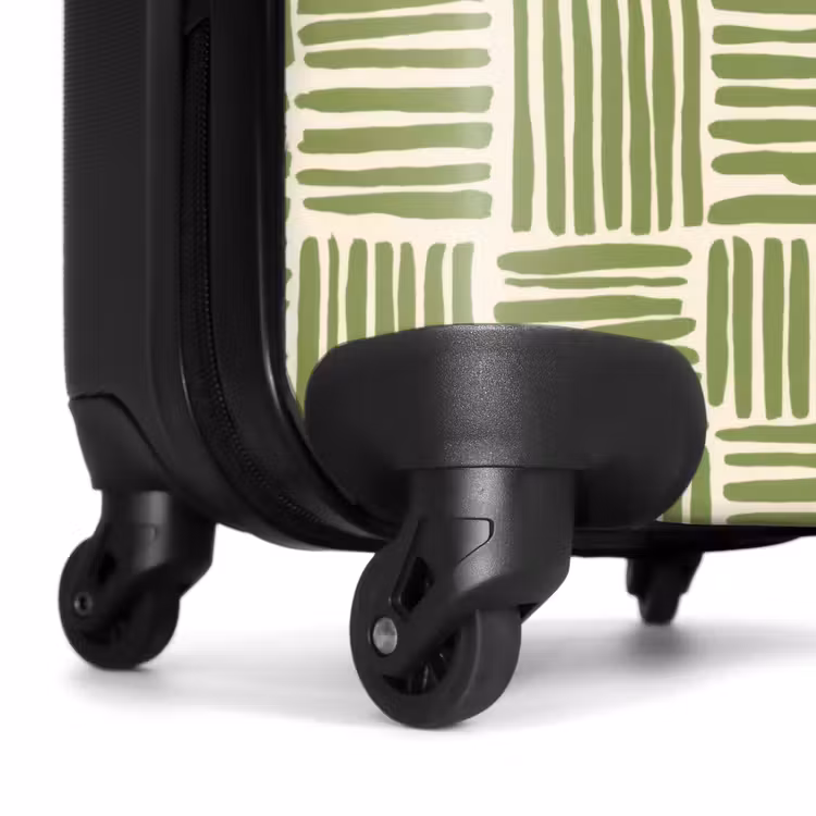 Suitcase - Salvia Green - Blocks - Hand-drawn - Pattern — 7