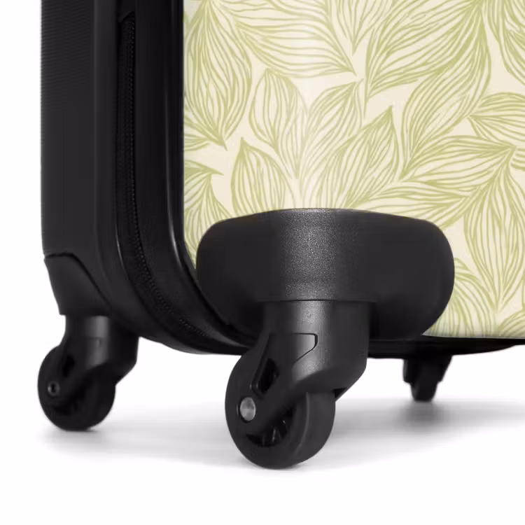 Suitcase - Salvia Green - Botanical - Leaves - Hand-drawn - Pattern — 7