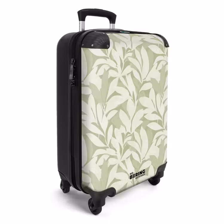 Suitcase - Salvia Green - Botanical - Minimalist - Pattern — 2