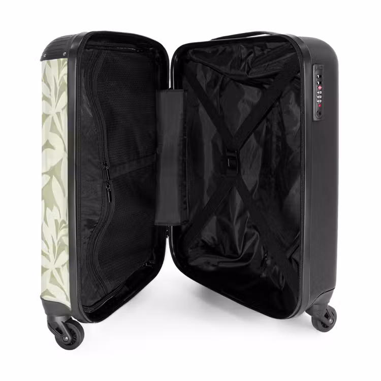 Suitcase - Salvia Green - Botanical - Minimalist - Pattern — 5