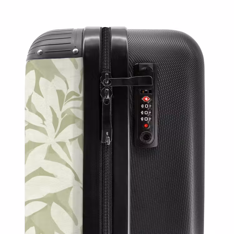 Suitcase - Salvia Green - Botanical - Minimalist - Pattern — 6