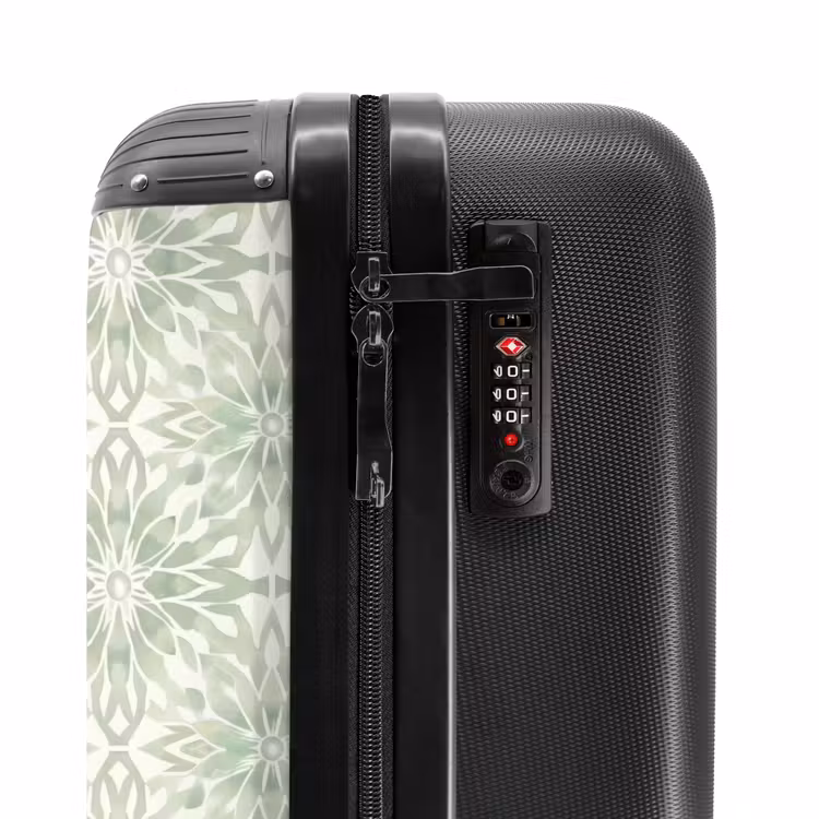 Suitcase - Salvia Green - Symmetrical - Mandala - Ornament - Pattern — 6