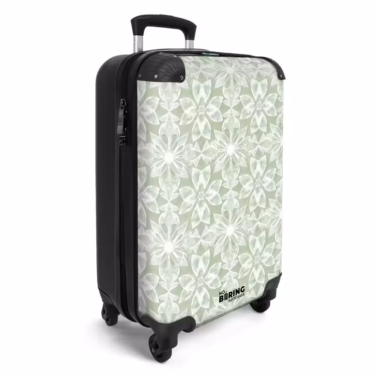 Suitcase - Salvia Green - Symmetrical - Mandala - Ornament - Pattern — 2