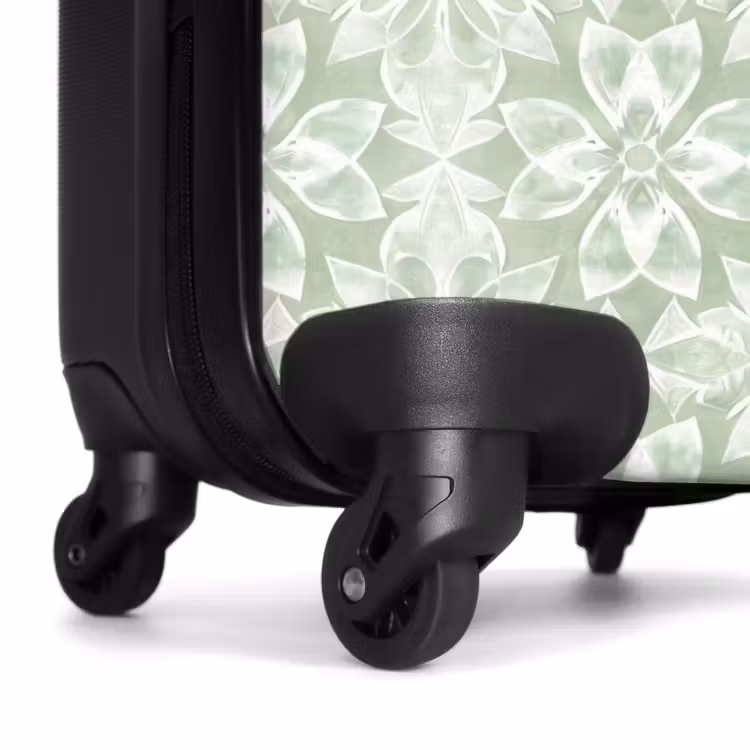 Suitcase - Salvia Green - Symmetrical - Mandala - Ornament - Pattern — 7