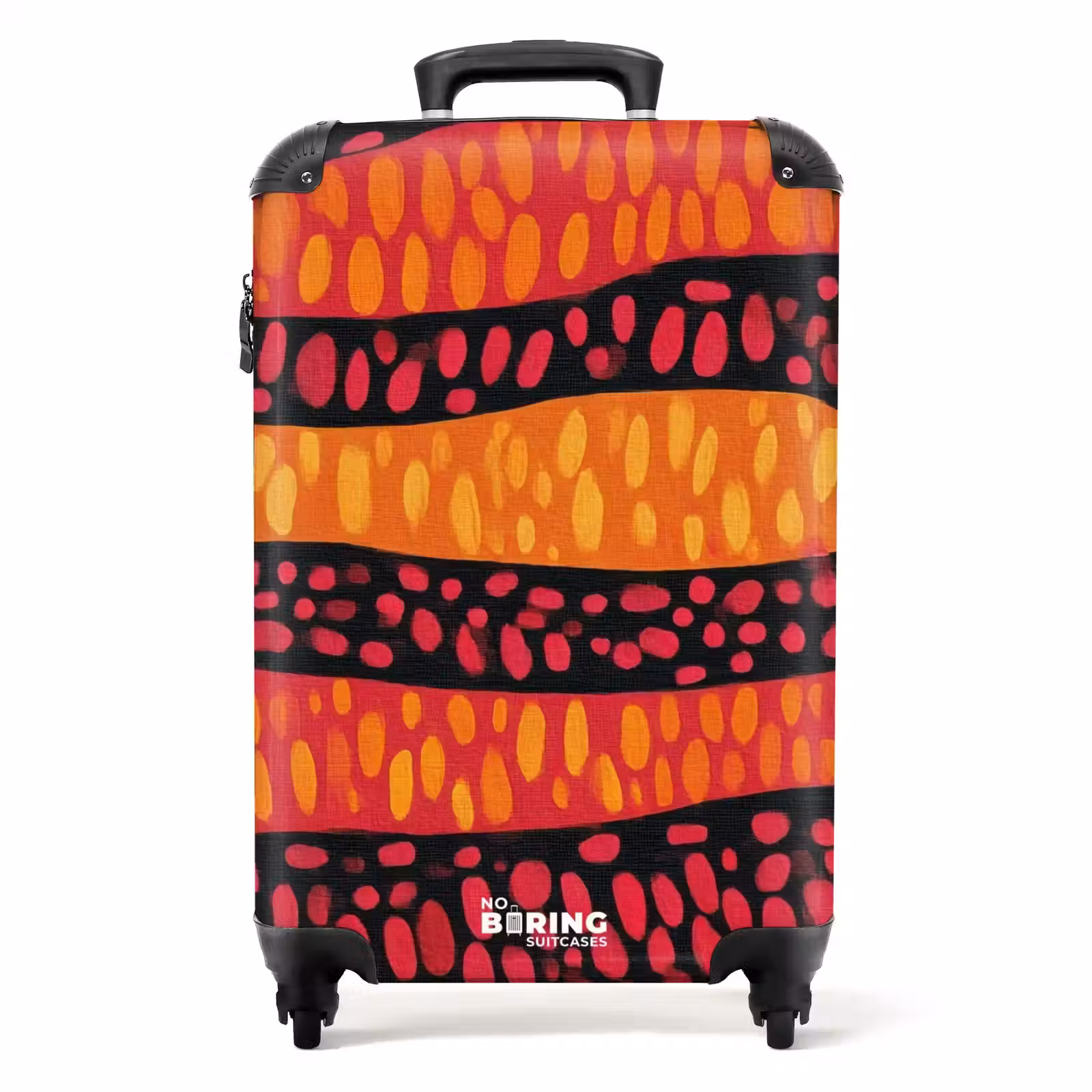Suitcase - Orange - Pink - Expressive - Pattern — 1