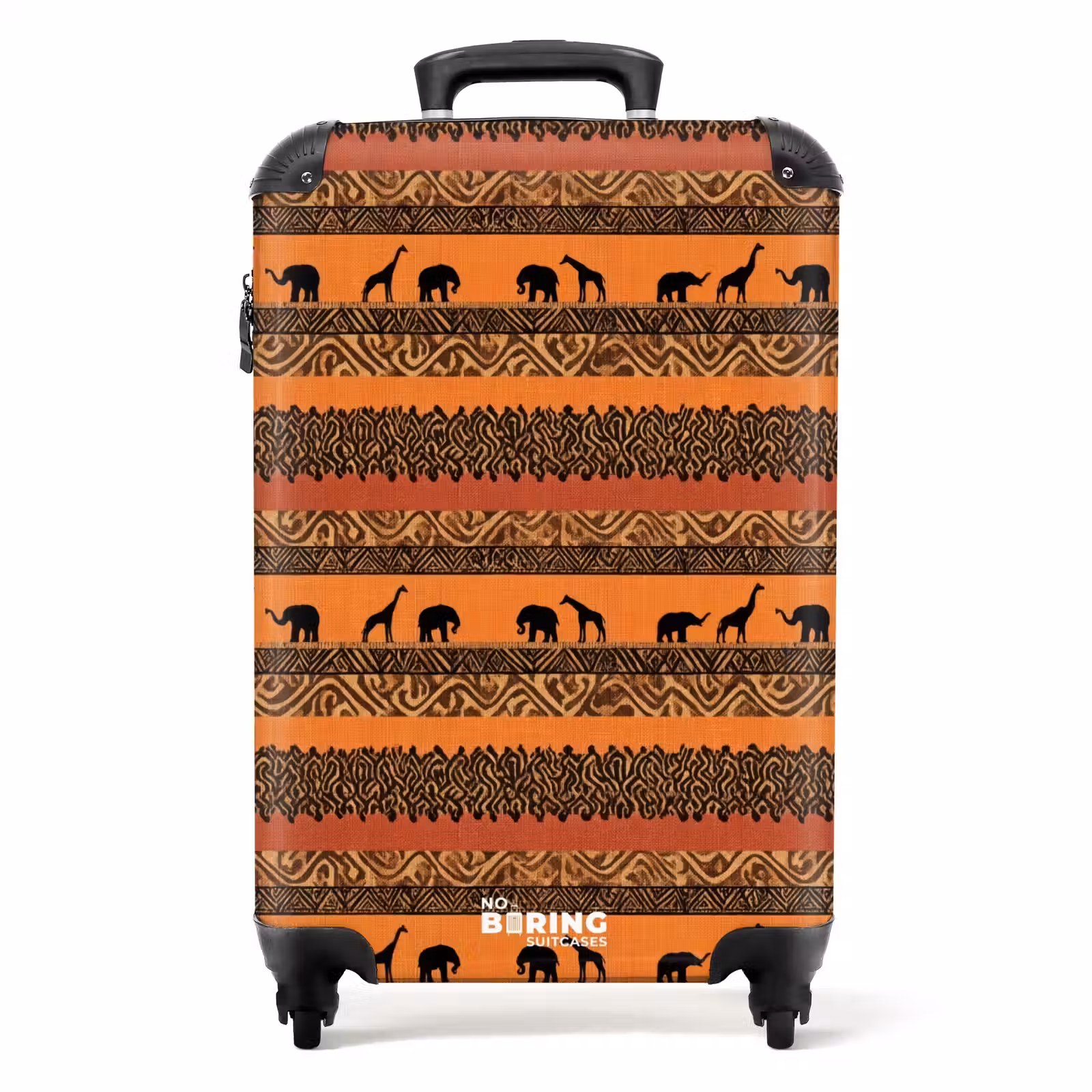 Suitcase - Orange - Safari - Afrikaans - Animals - Pattern — 1
