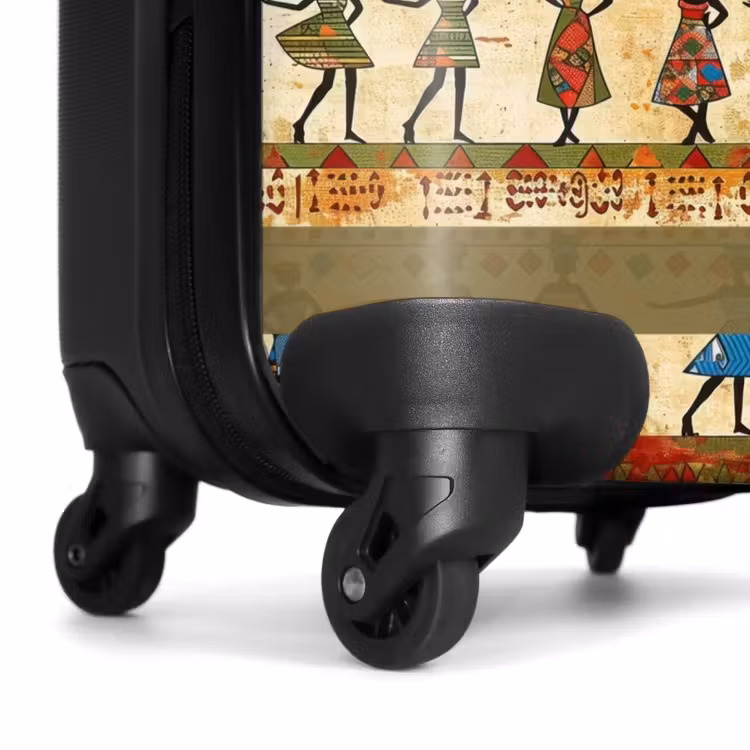 Suitcase - Colorful - African - Ethnic - Dancing Women - Pattern — 7