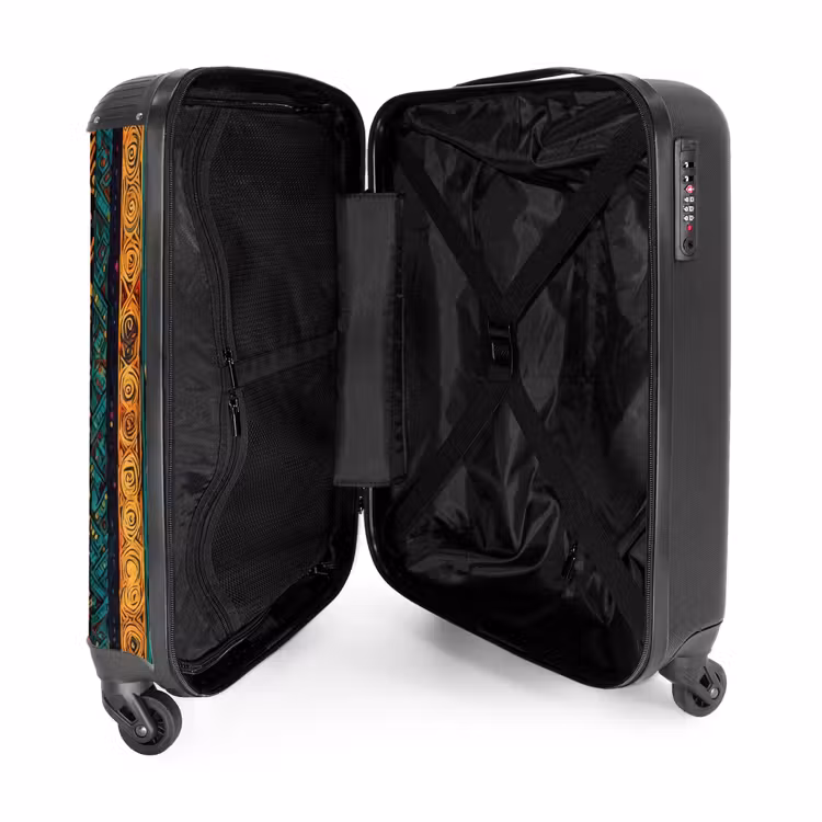 Suitcase - Colorful - Ethnic - Folkloric - Patterned — 5