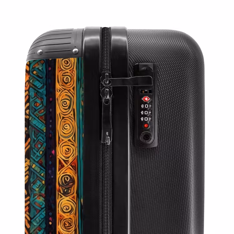 Suitcase - Colorful - Ethnic - Folkloric - Patterned — 6