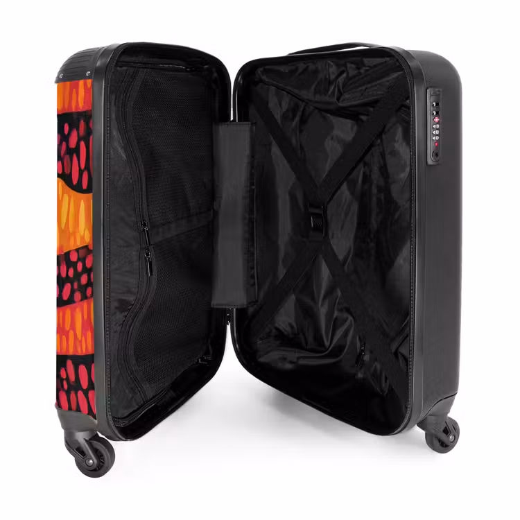 Suitcase - Orange - Pink - Expressive - Pattern — 5