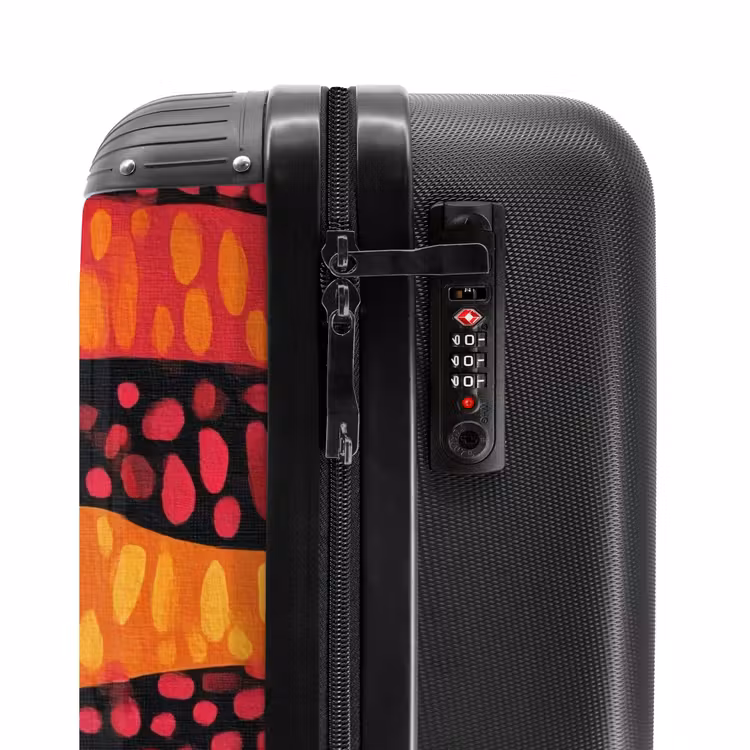 Suitcase - Orange - Pink - Expressive - Pattern — 6