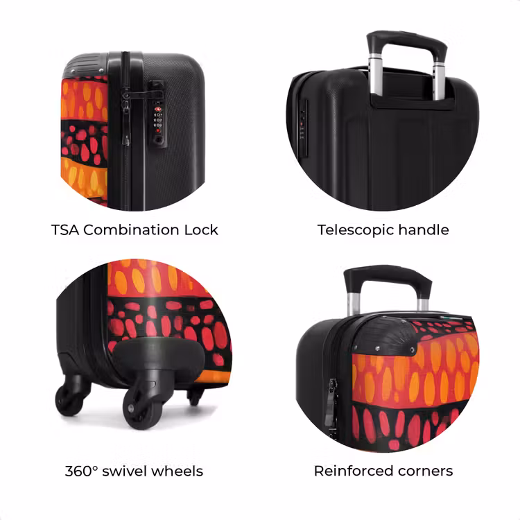 Suitcase - Orange - Pink - Expressive - Pattern — 8