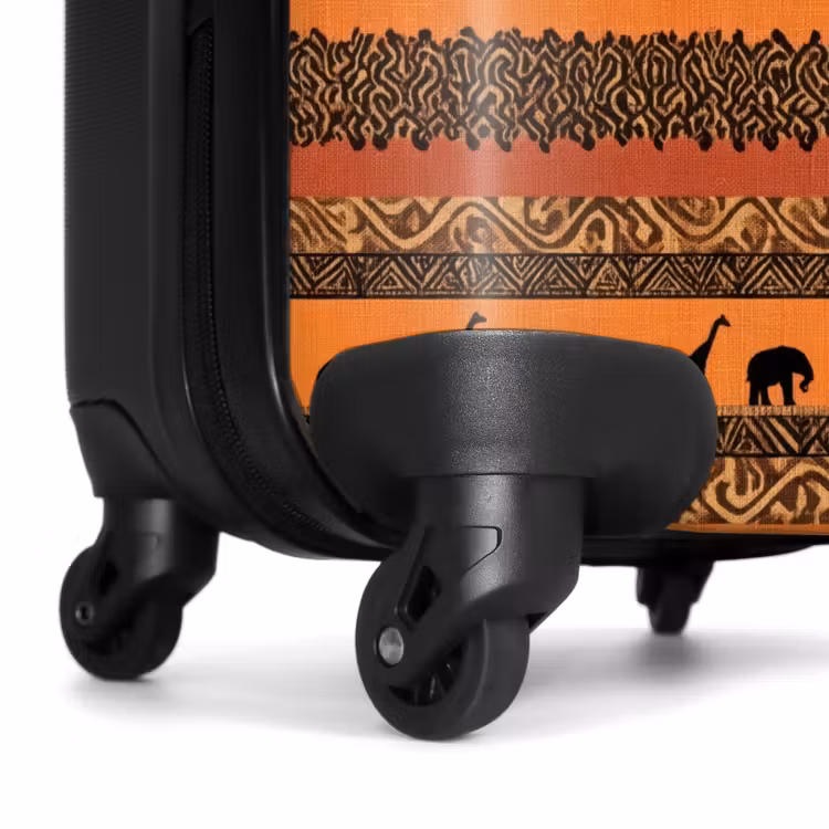 Suitcase - Orange - Safari - Afrikaans - Animals - Pattern — 7