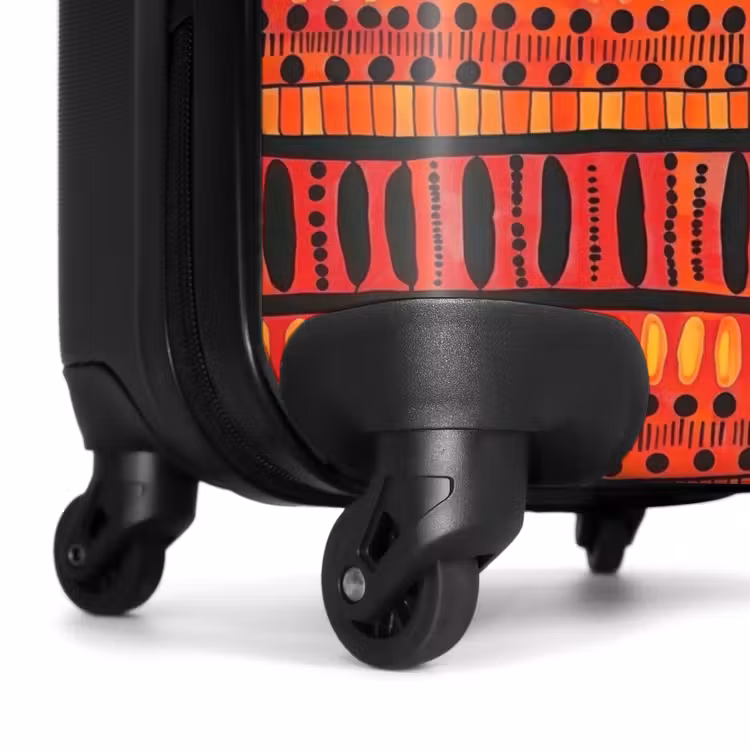 Suitcase - Red - Orange - Ethnic - Expressive - Pattern — 7