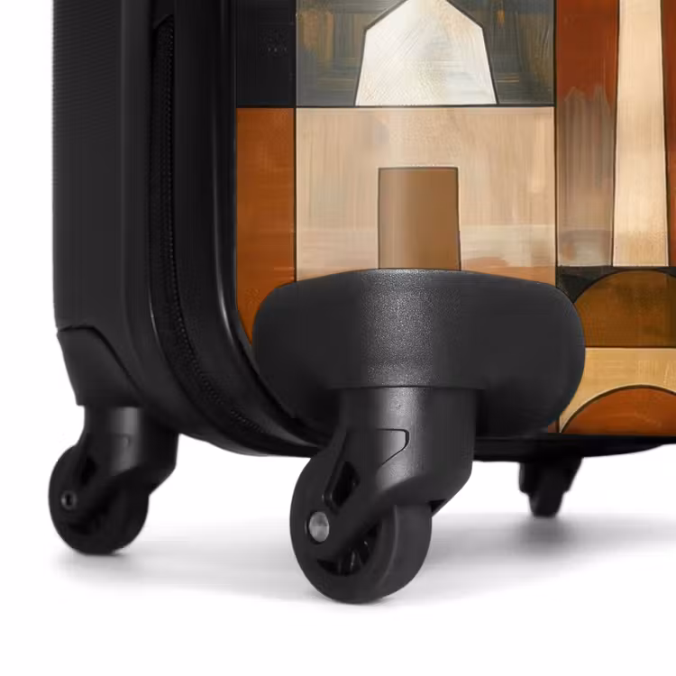 Suitcase - Terracotta - Geometric - Mid-Century - Pattern — 7