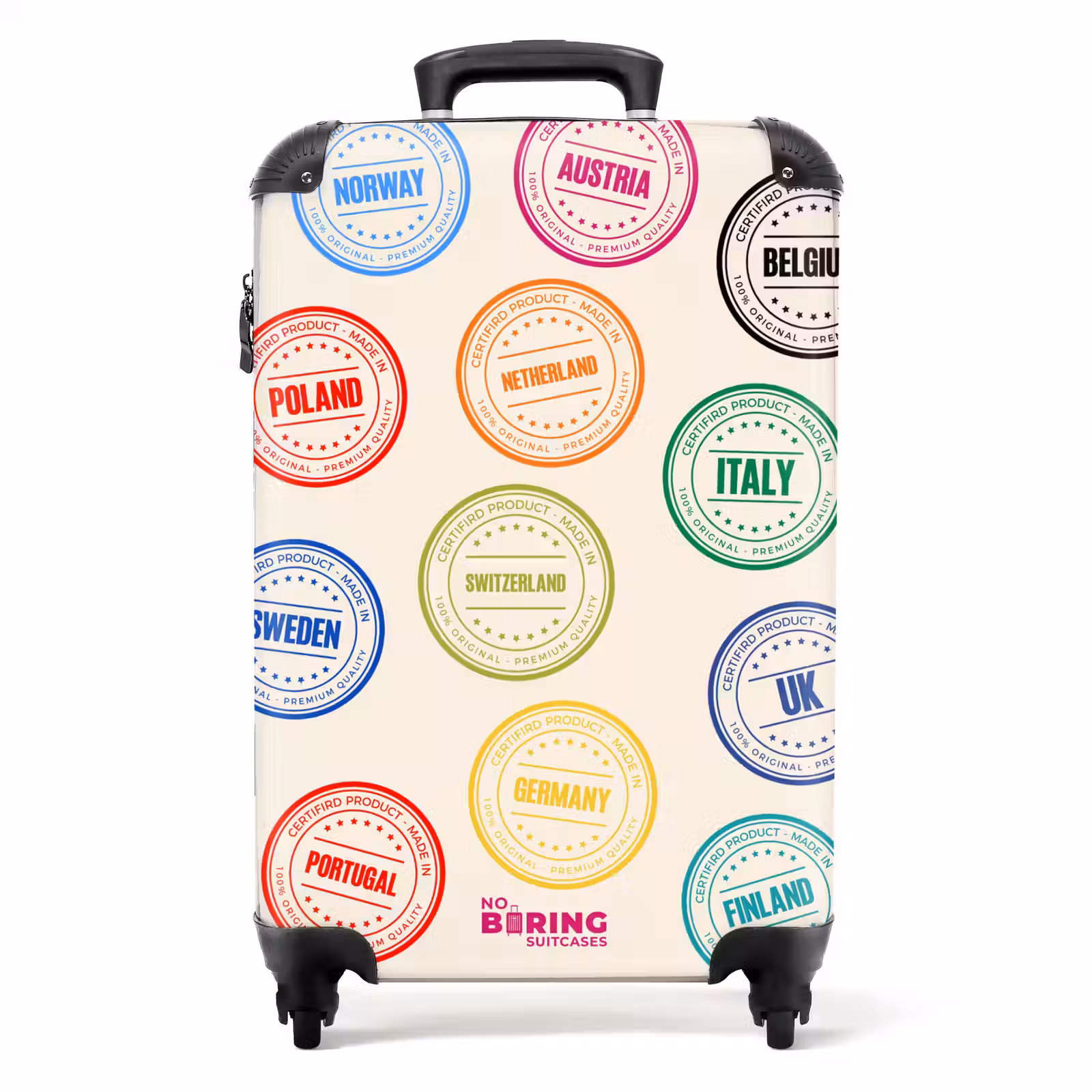 Suitcase - Countries - Circles - Colorful — 1