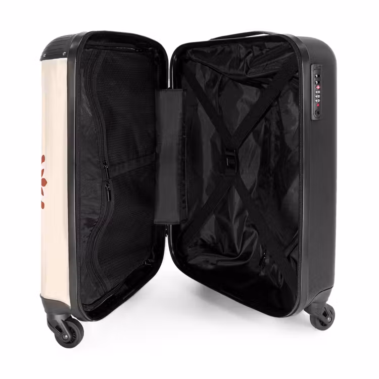 Suitcase - Decoration - Circle - Symmetrical - Modern - Reddish-brown — 5