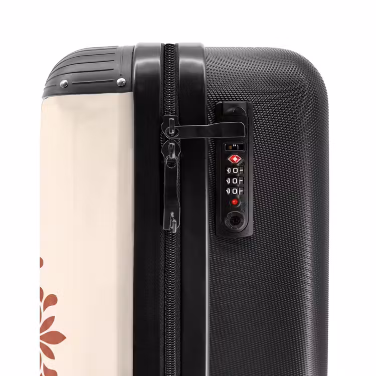 Suitcase - Decoration - Circle - Symmetrical - Modern - Reddish-brown — 6