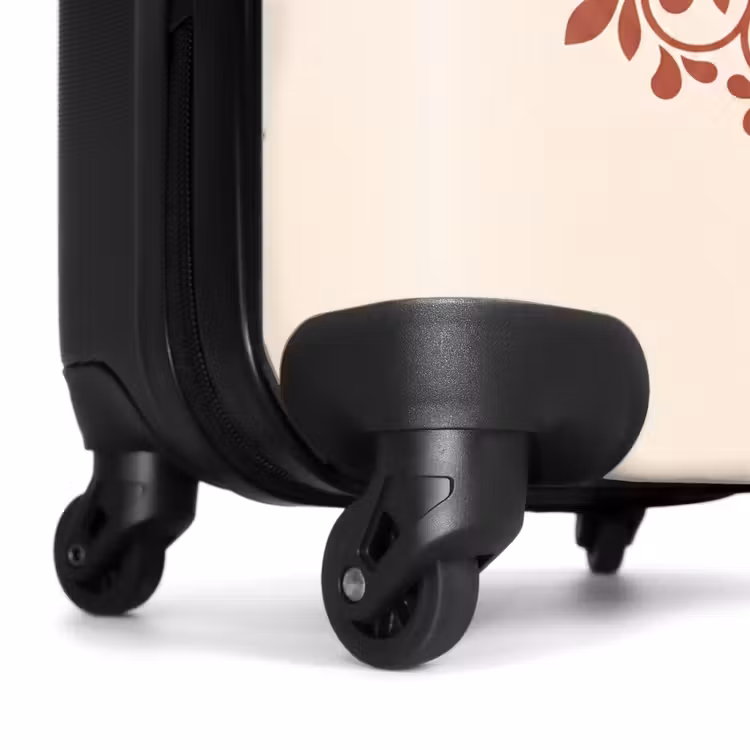 Suitcase - Decoration - Circle - Symmetrical - Modern - Reddish-brown — 7