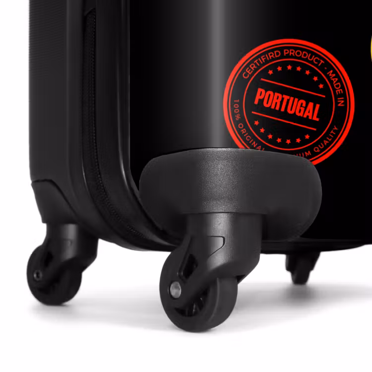 Suitcase - Neon - Countries - Black - Stamps — 7