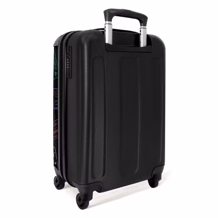 Suitcase - Passport Stamps - Colorful - Black — 4