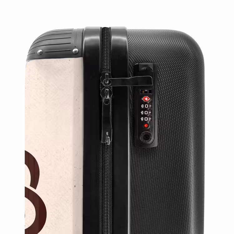 Suitcase - Pattern - Button - Abstract - Modern - Brown — 6