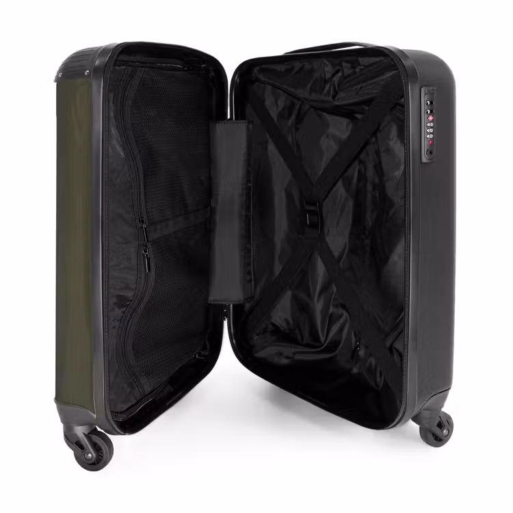 Suitcase - Pattern - Spiral - Abstract - Modern - Green — 5